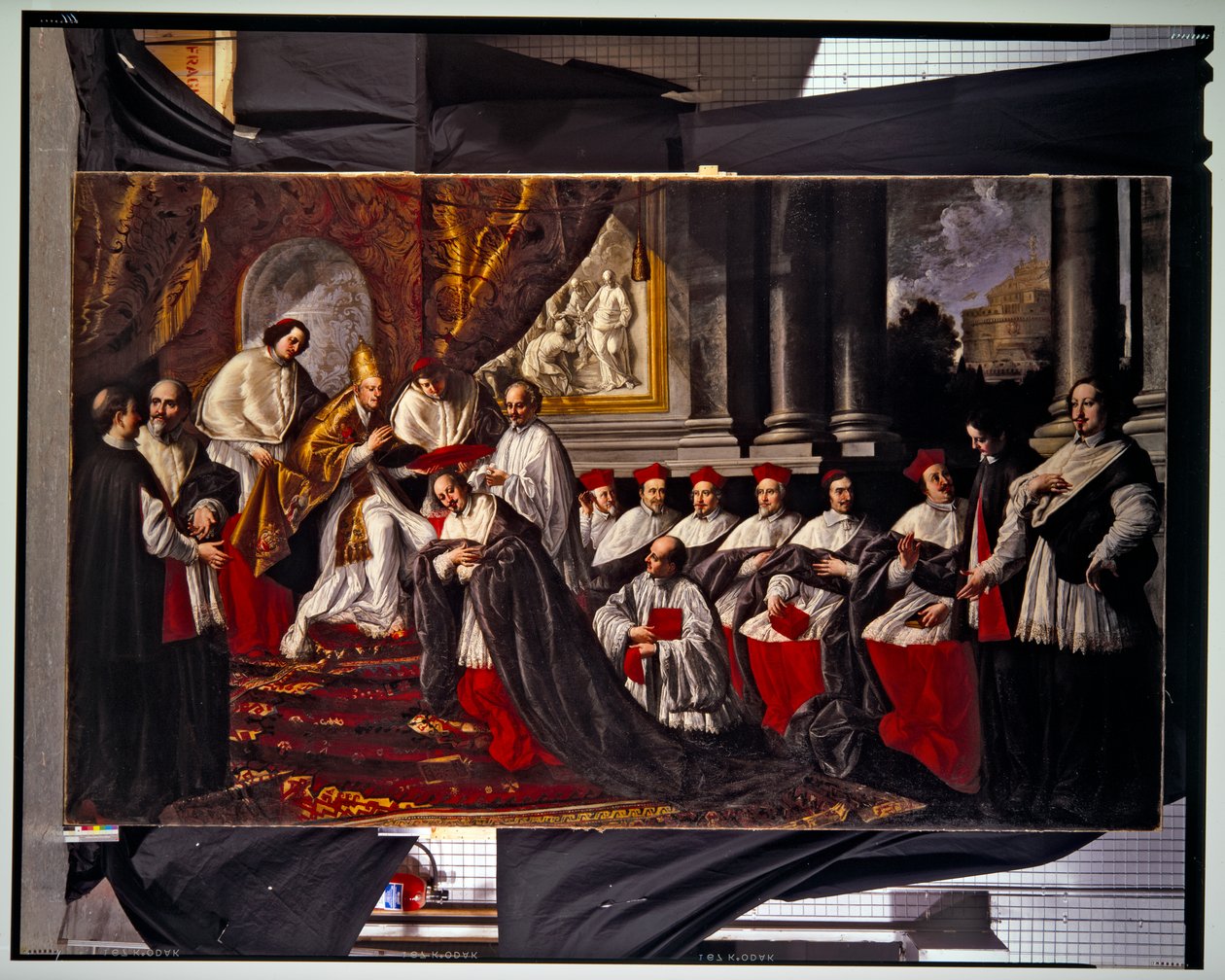 Coroação dos papas Clemente e Inocêncio VIII (par) (pintura) de Pier Leone Ghezzi