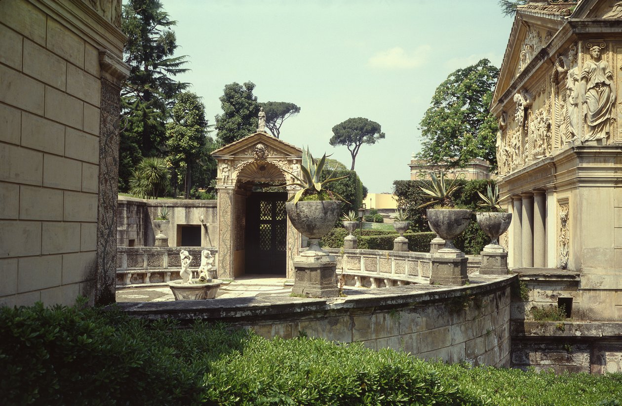 Pátio da Casina de Pio IV, 1558-62 de Piero Ligorio
