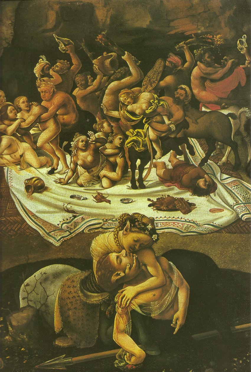 Batalha de Lapiths e Centaurs de Piero di Cosimo