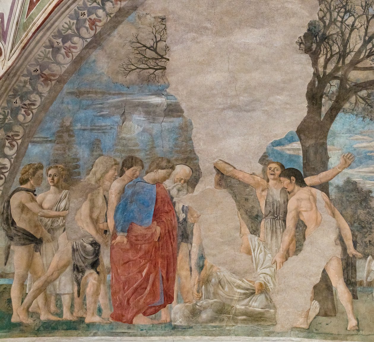 Morte de Adão (pormenor) de Piero della Francesca
