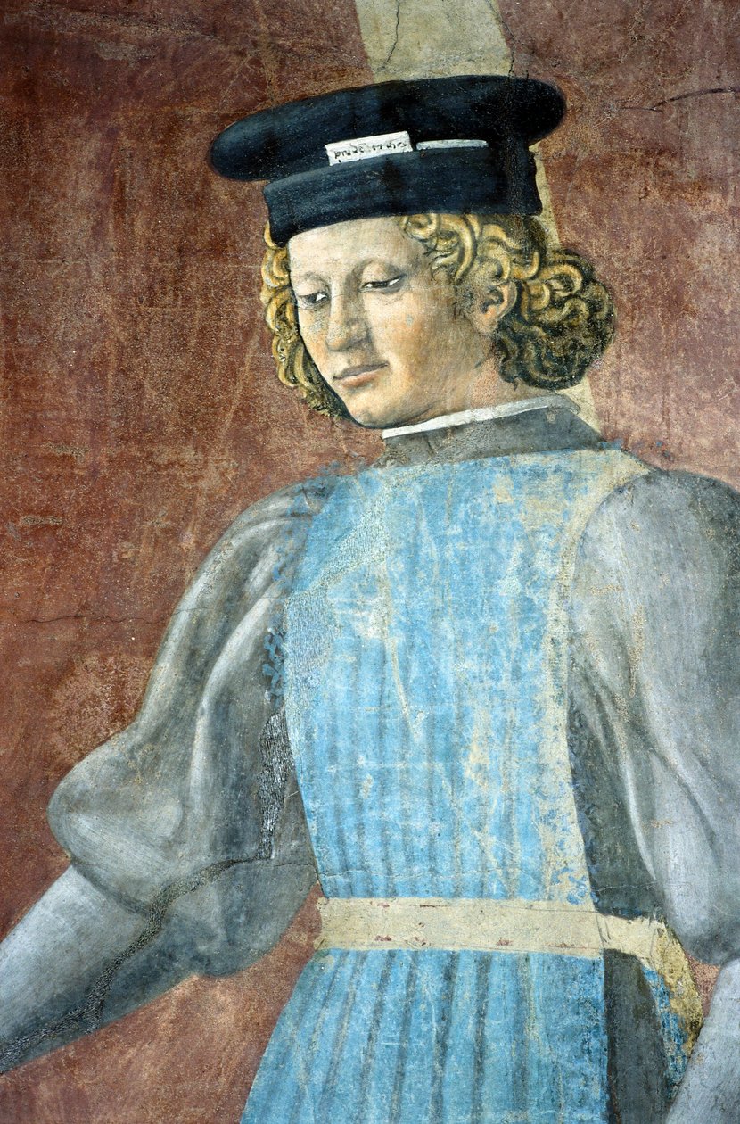Detalhe de The Legend of the True Cross mostrando a tortura dos judeus, de Piero della Francesca de Piero della Francesca