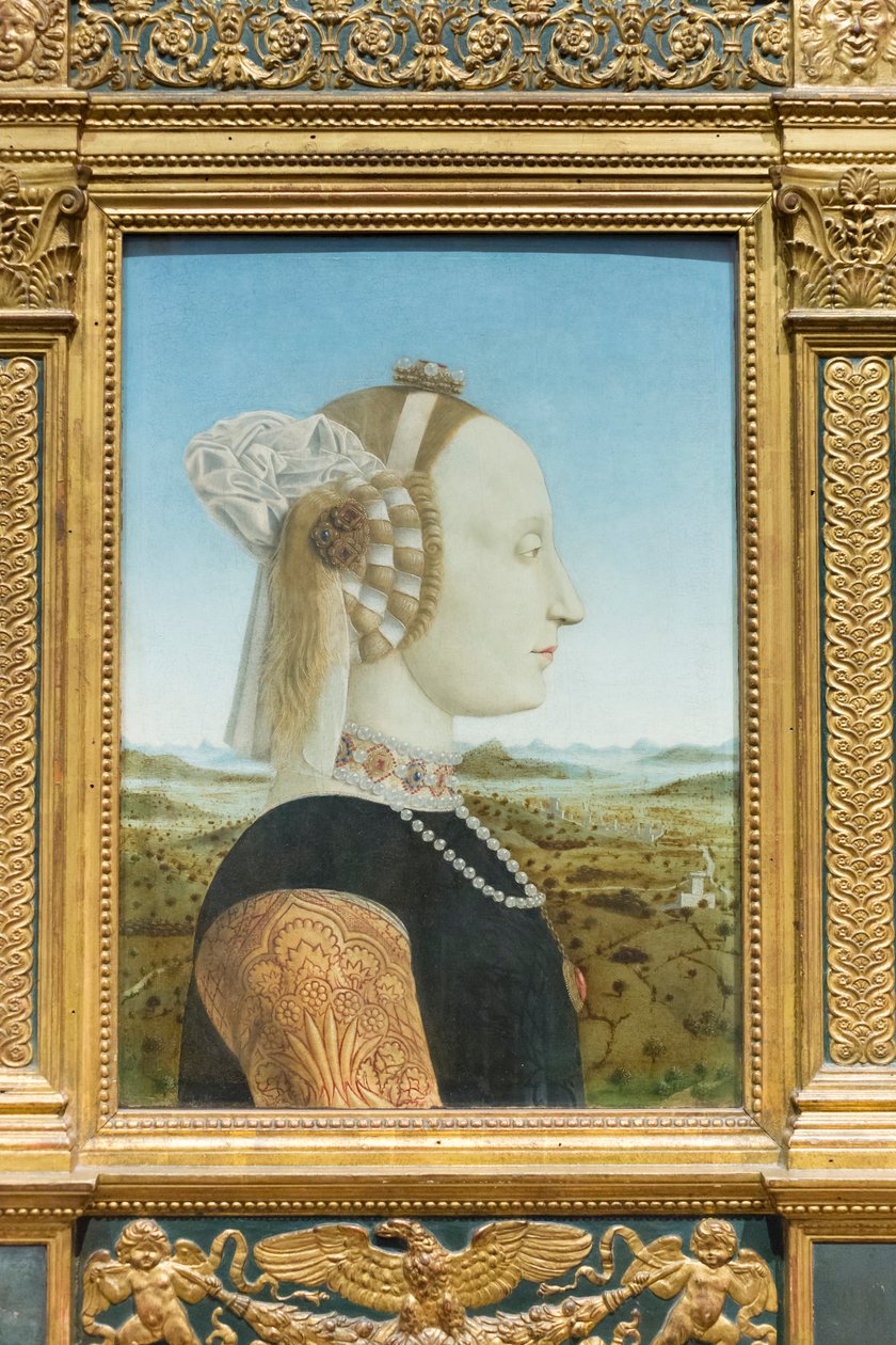 Retratos da duquesa de Urbino, Battista Sforza de Piero della Francesca