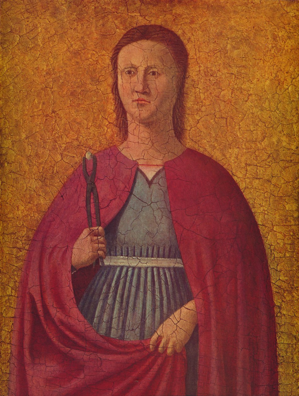 São Apolônia, c1455-1460 de Piero della Francesca