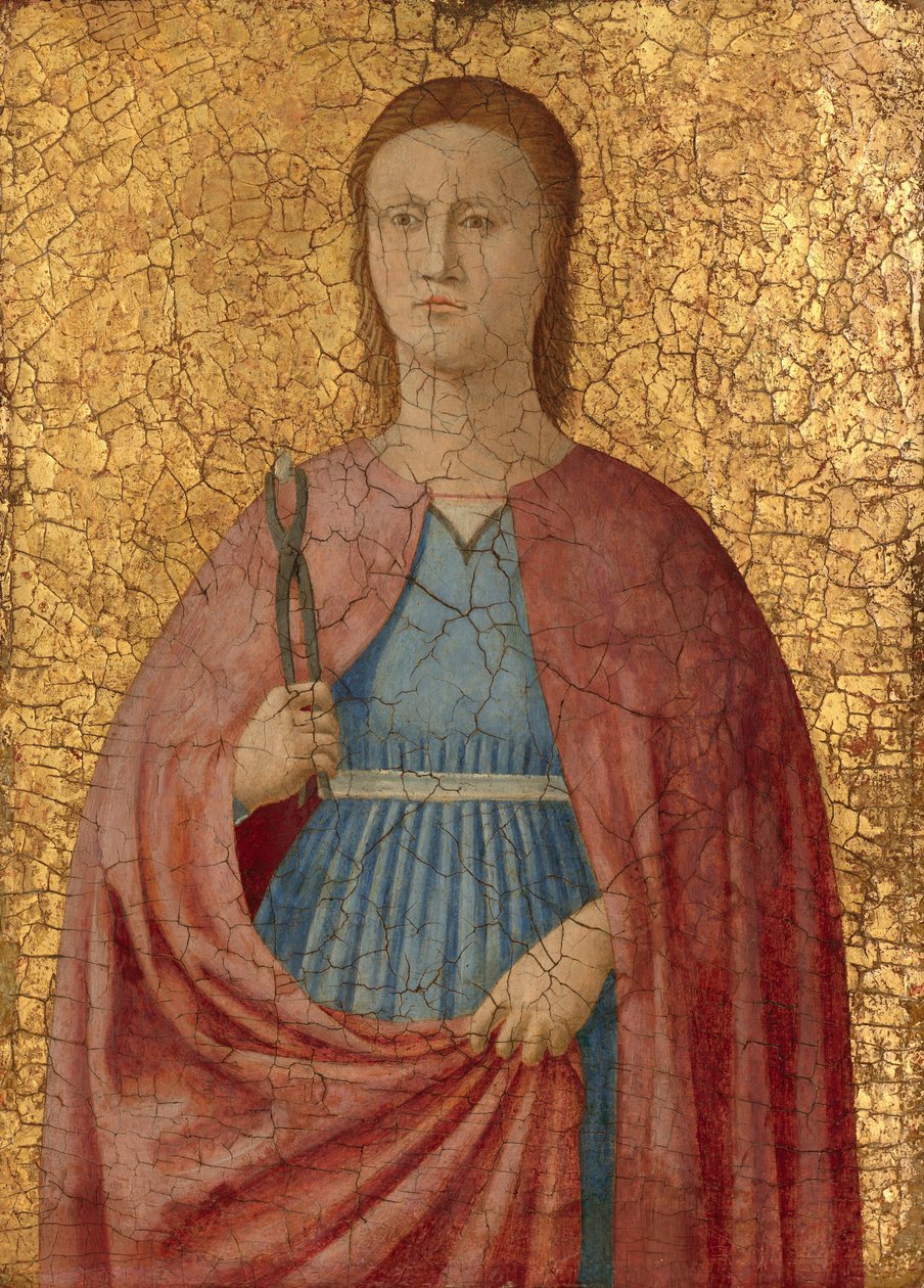 Santa Apolônia, c. 14551460. de Piero della Francesca