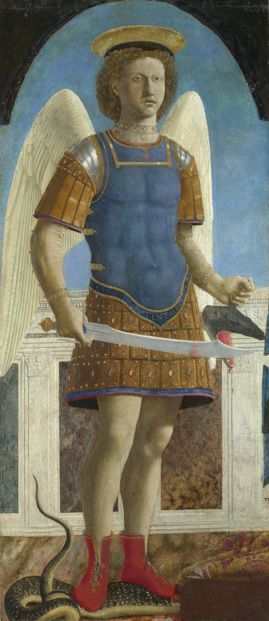São Miguel Arcanjo, 1469 de Piero della Francesca