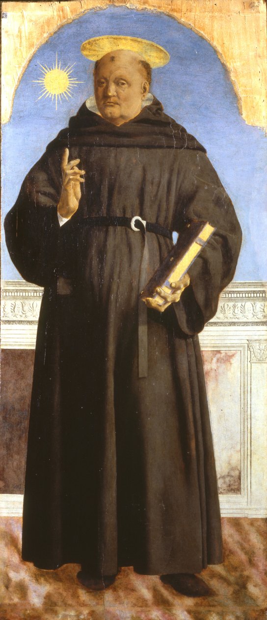 São Nicolau de Tolentino, 1454-1459 de Piero della Francesca