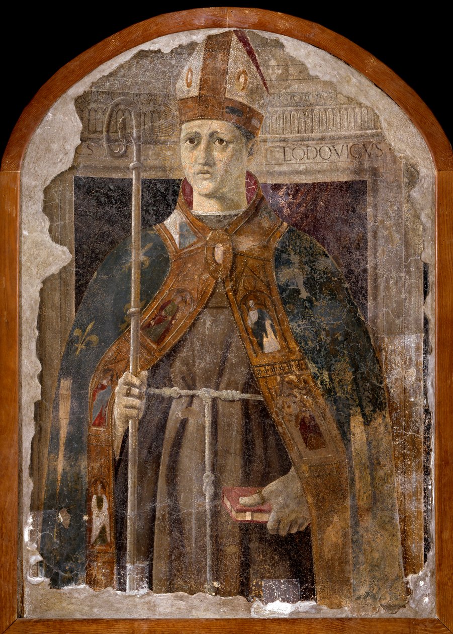 San Ludovico di Tolosa (Louis de Anjou ou Saint Louis de Toulouse) de Piero della Francesca