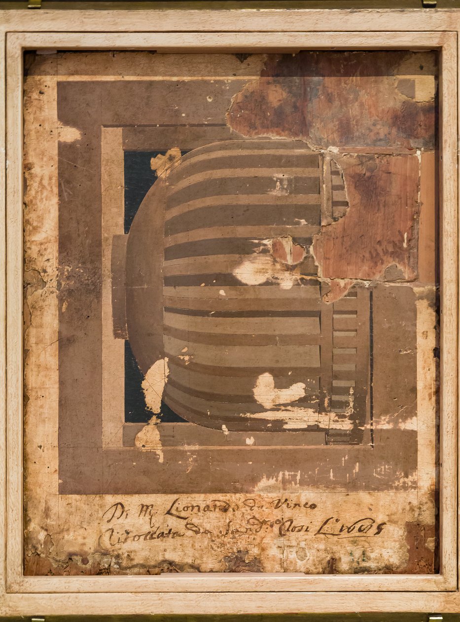 Estudo de um contentor de Piero della Francesca
