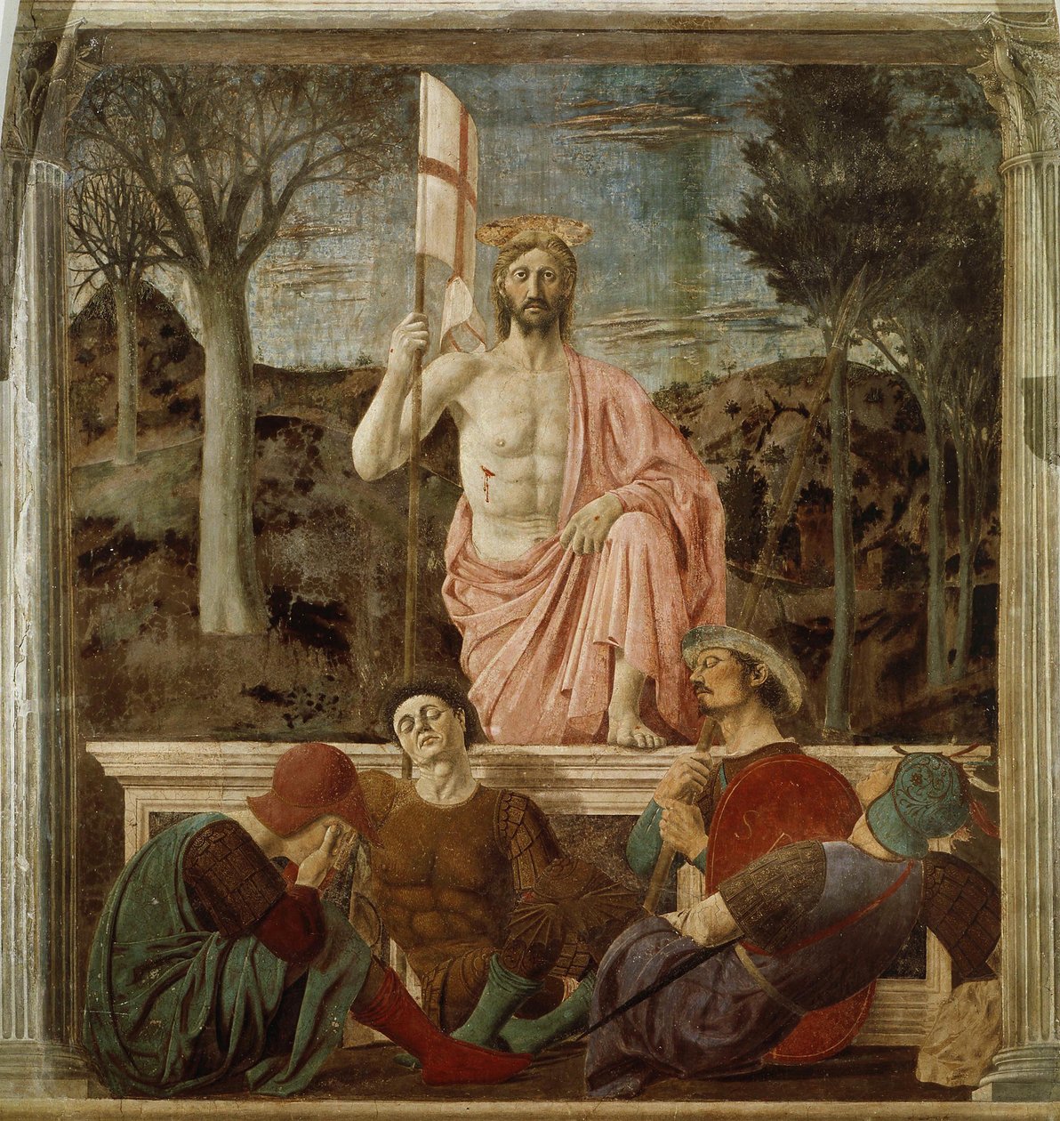 A ressurreição, ca 1460 de Piero della Francesca