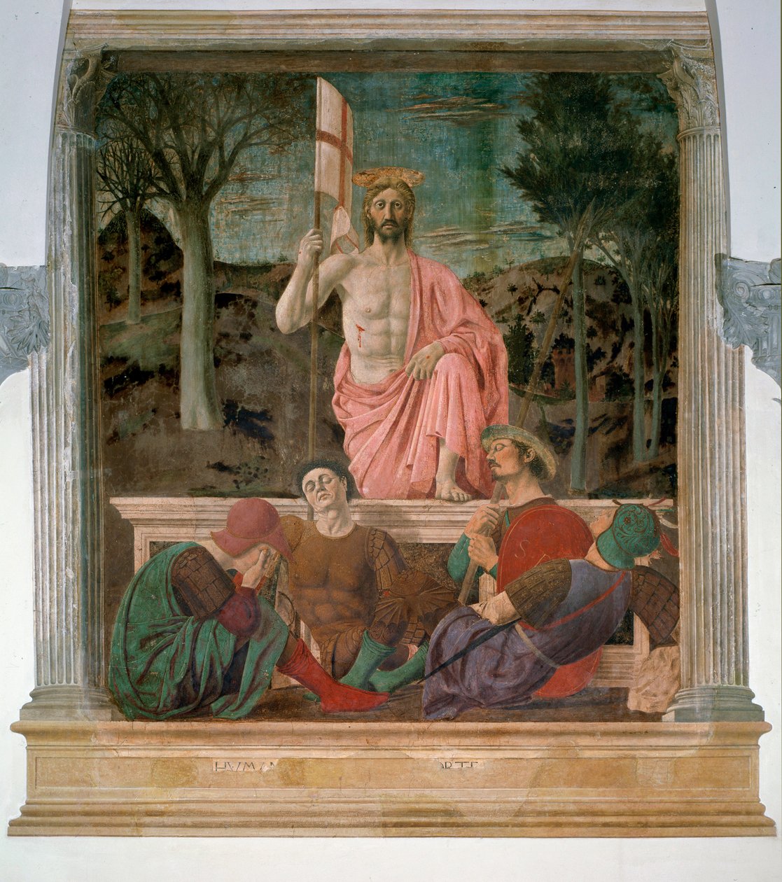 A Ressurreição de Cristo - Fresco de Piero della Francesca
