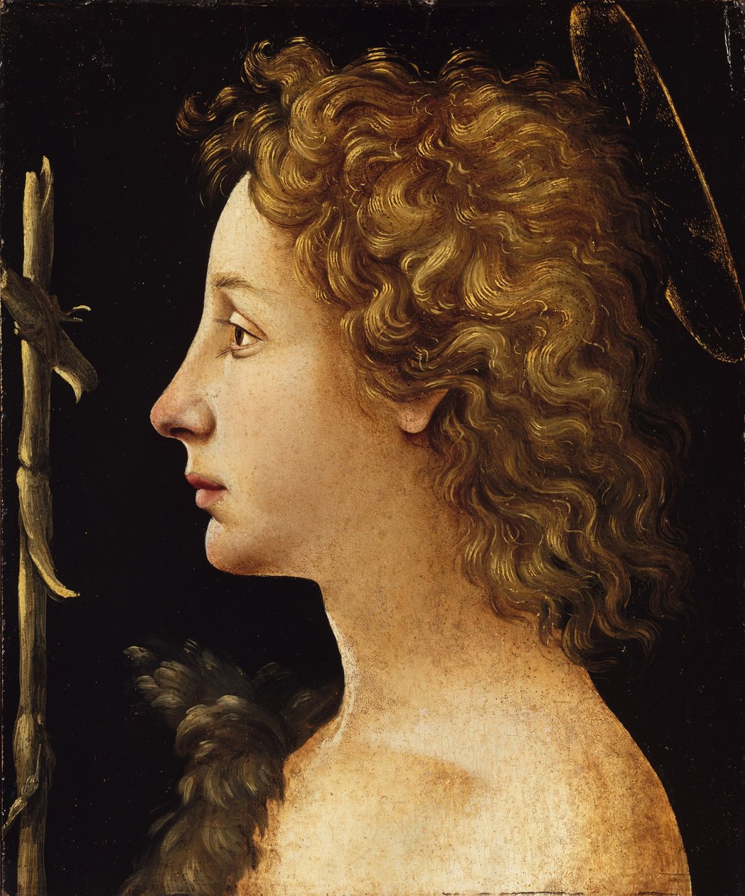 O Jovem São João Batista (têmpera e óleo sobre madeira) de Piero di Cosimo