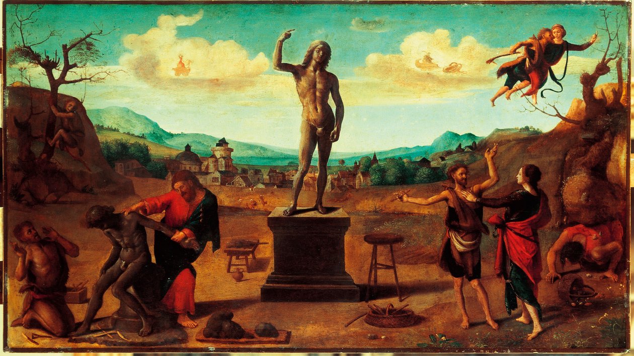 O mito de Prometeu, c.1515 (pintura) de Piero di Cosimo