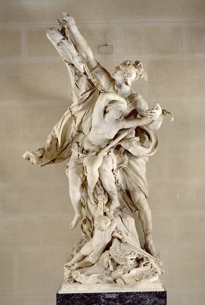 Perseu e Andrômeda, 1684 (mármore) de Pierre and Veyrier, Christophe Puget
