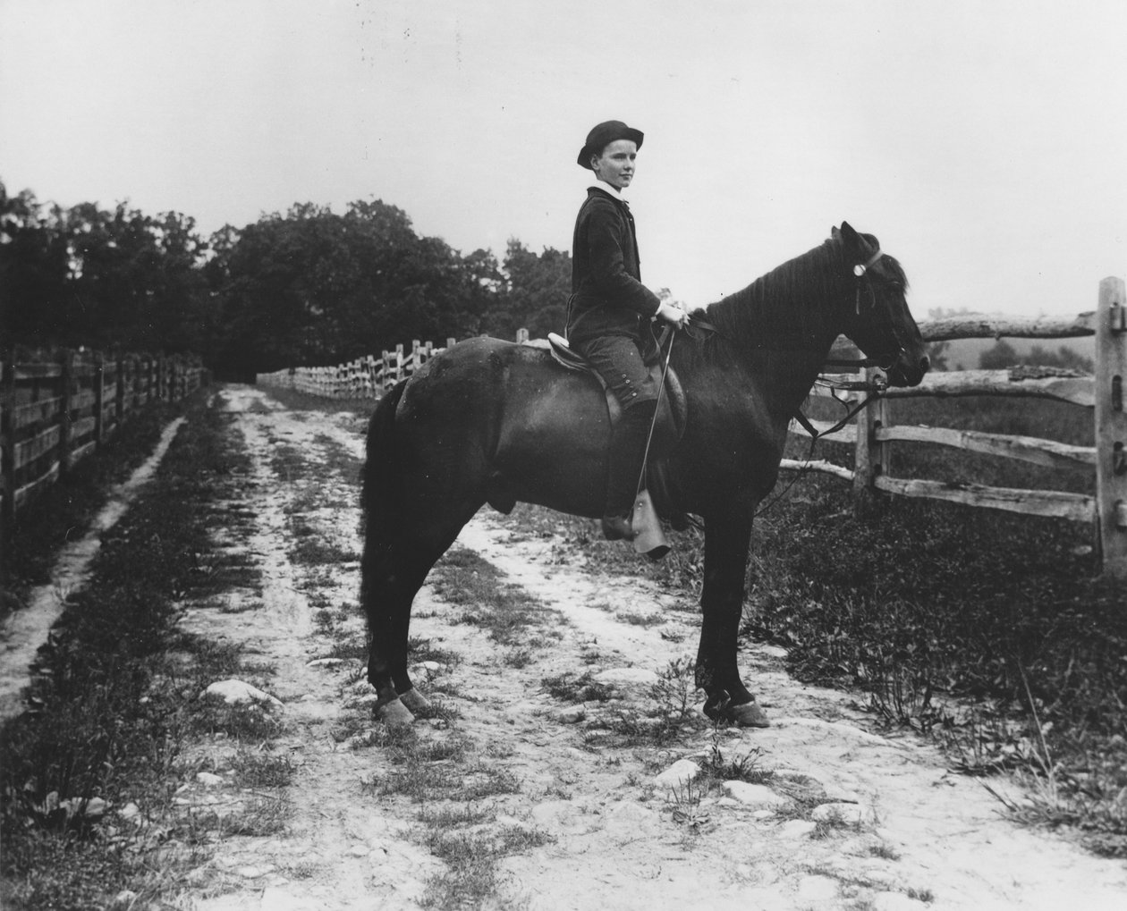 O menino de Eugene du Pont a cavalo de Pierre A. Gentieu