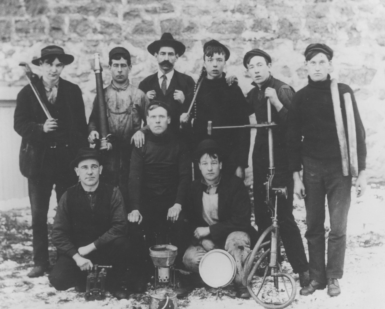 WF Lynch e grupo de pipetas, 1905 de Pierre A. Gentieu