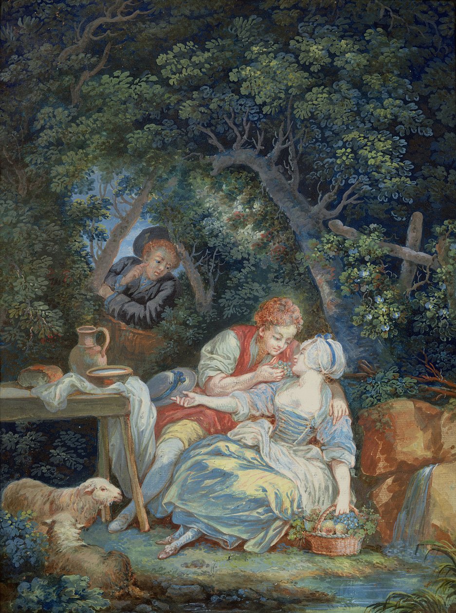Annette e Lubin de Pierre Antoine Baudouin