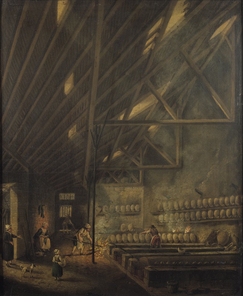 Interior de uma oficina, 1777 de Pierre Antoine Demachy
