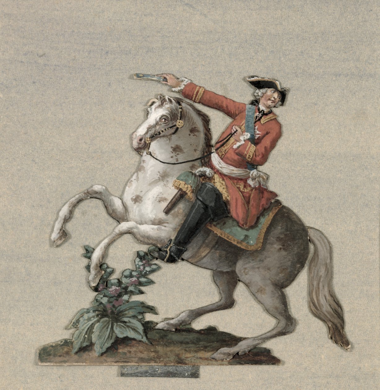 Retrato equestre do príncipe Charles-Just de Beauveau-Craon (1720-93) de Pierre Antoine Lesueur