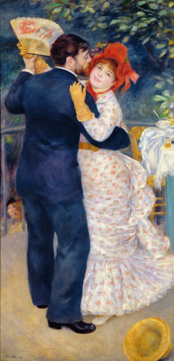 Uma dança no país, 1883 de Pierre Auguste Renoir
