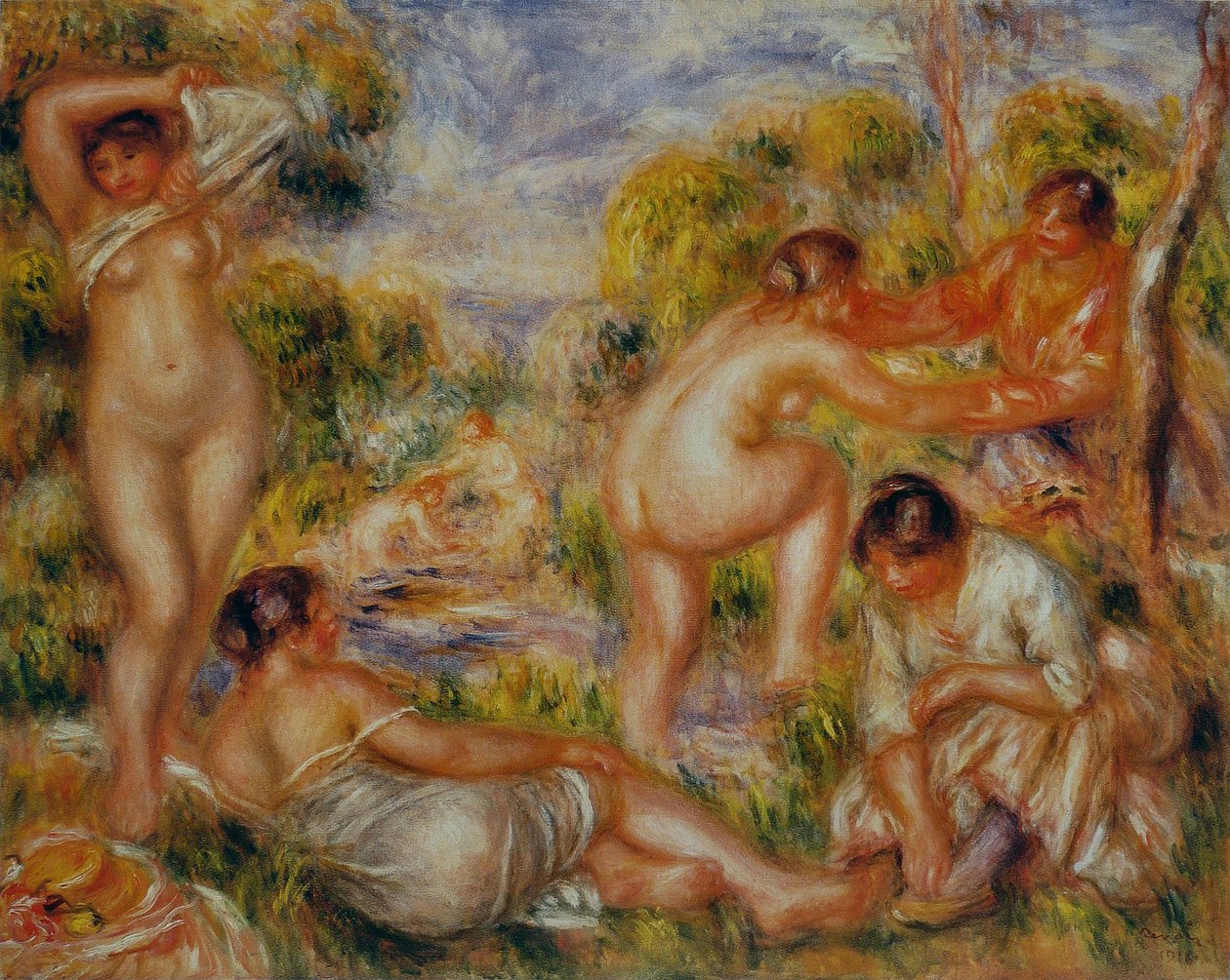 banhistas de Pierre Auguste Renoir