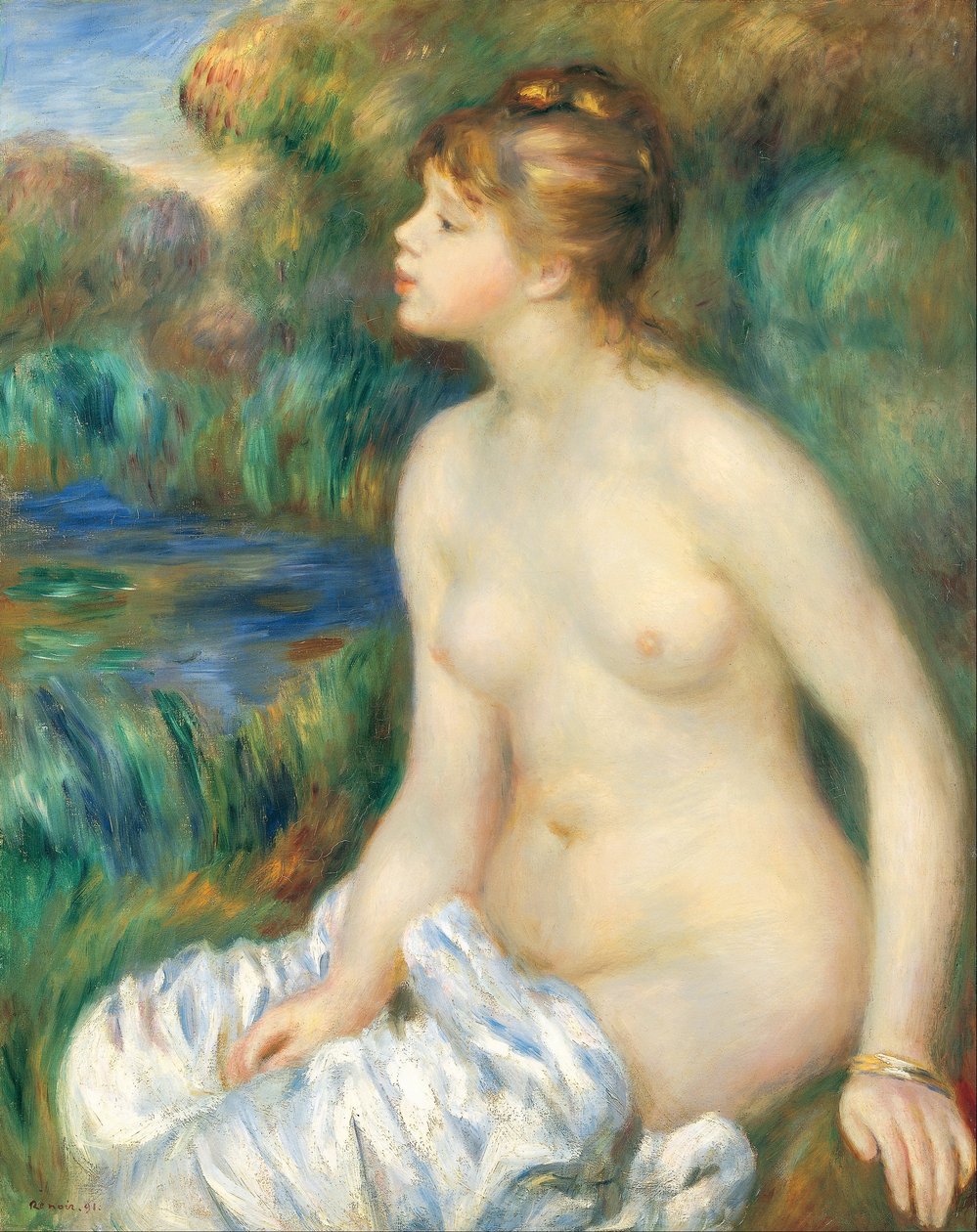 Banhista de Pierre Auguste Renoir