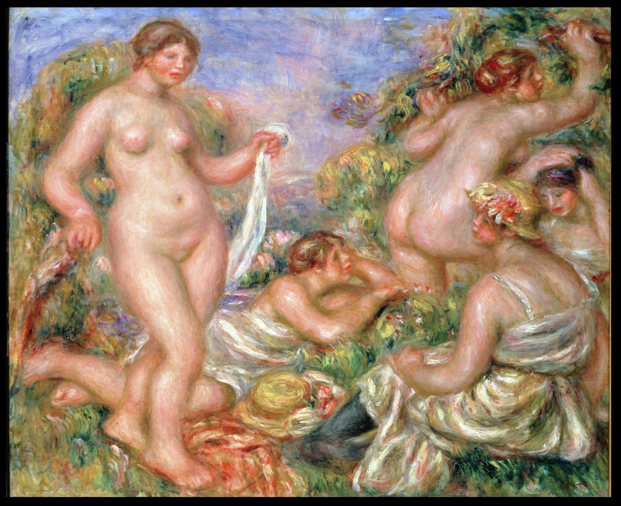 Banhistas, c.1918 de Pierre Auguste Renoir