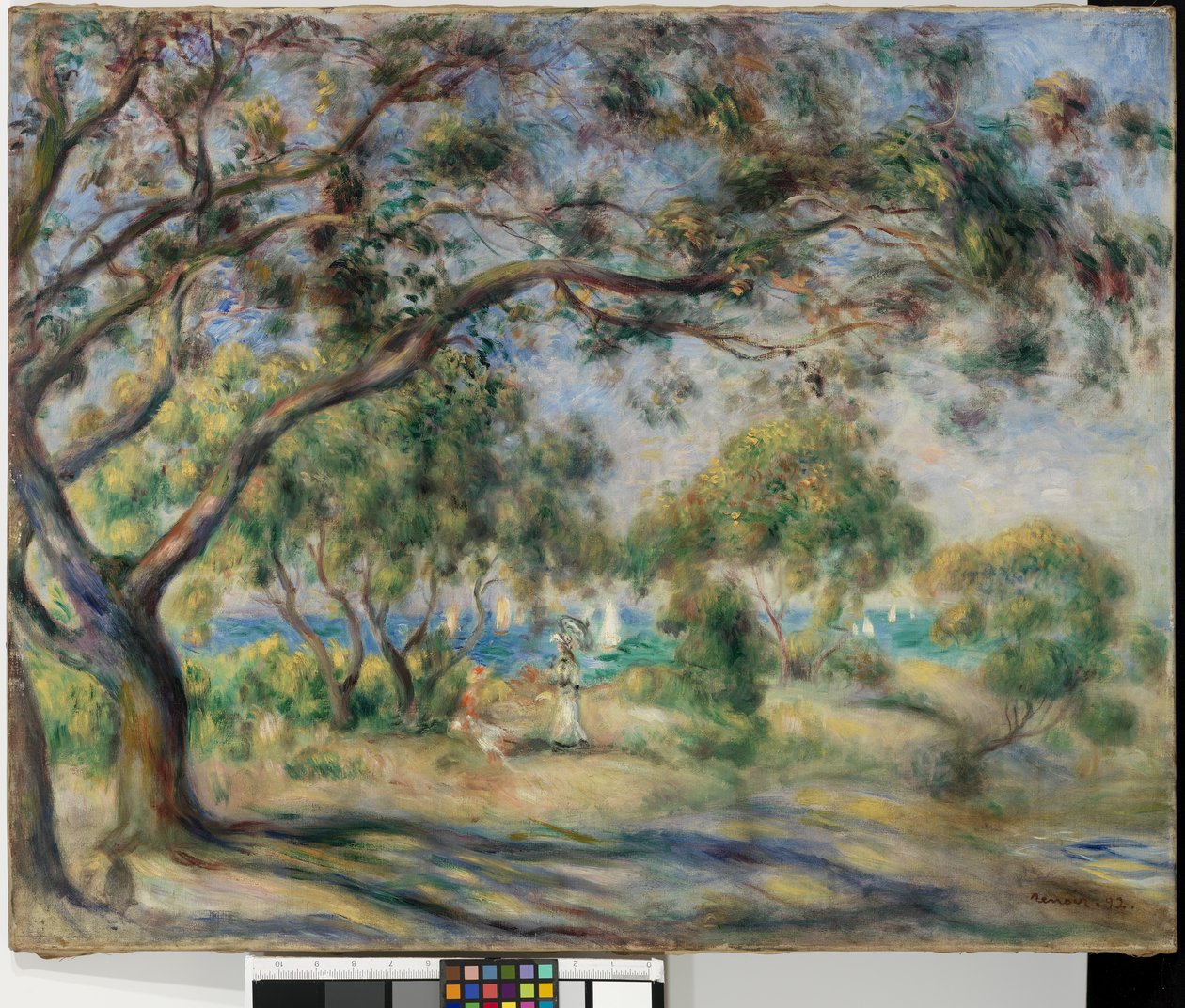 Madeira da cadeira (Noirmoutier) 1892 de Pierre Auguste Renoir