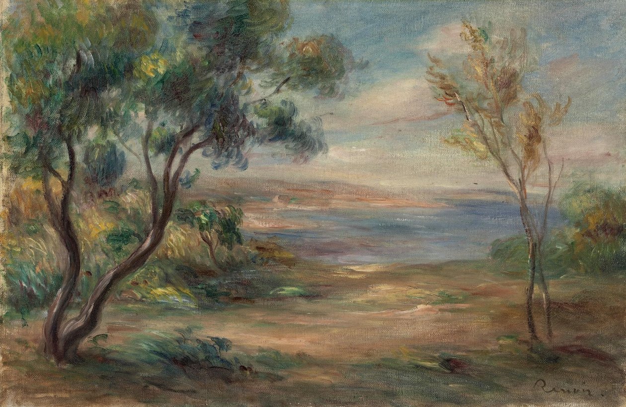 Costa do mar de Pierre Auguste Renoir