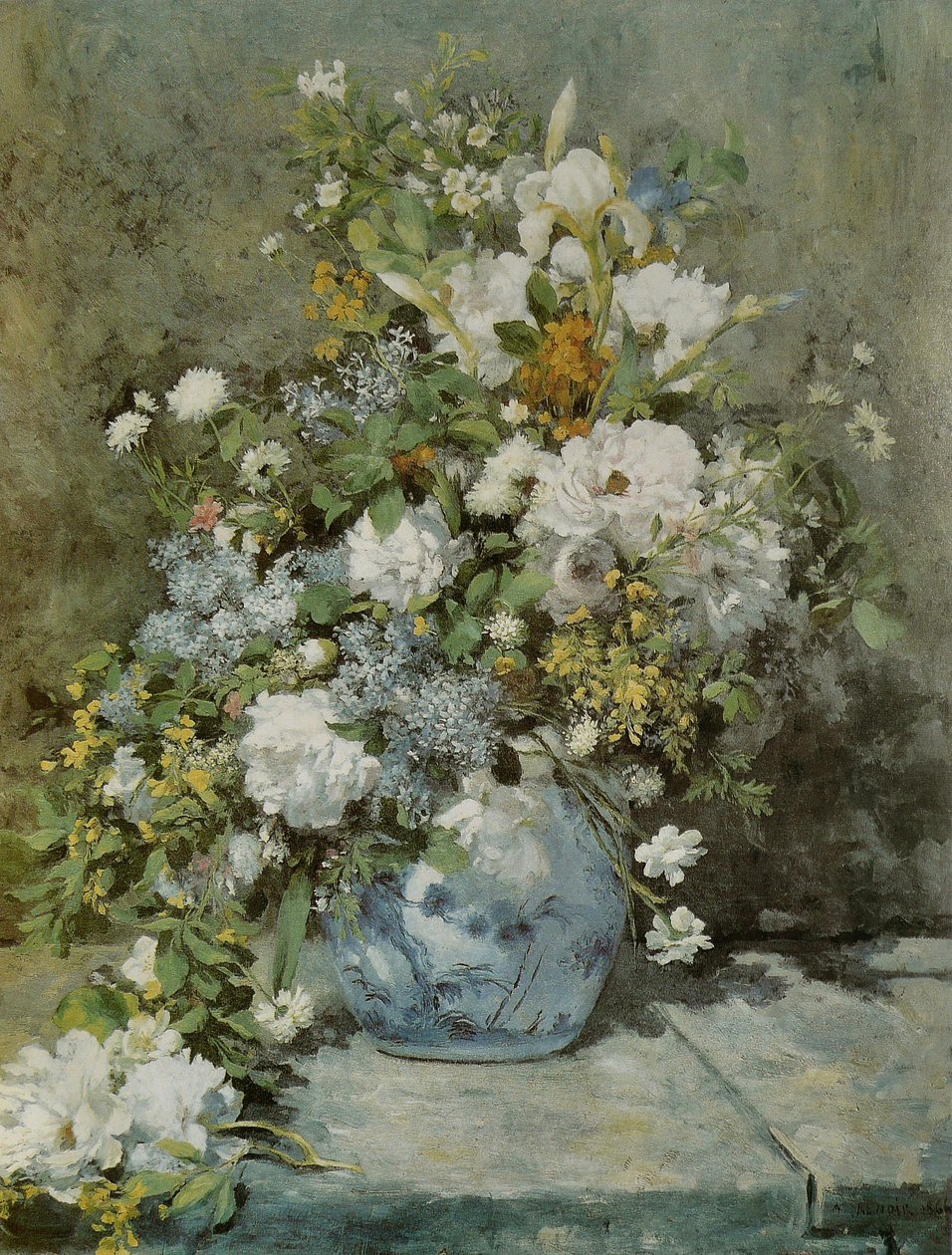 Buquê de primavera de Pierre Auguste Renoir
