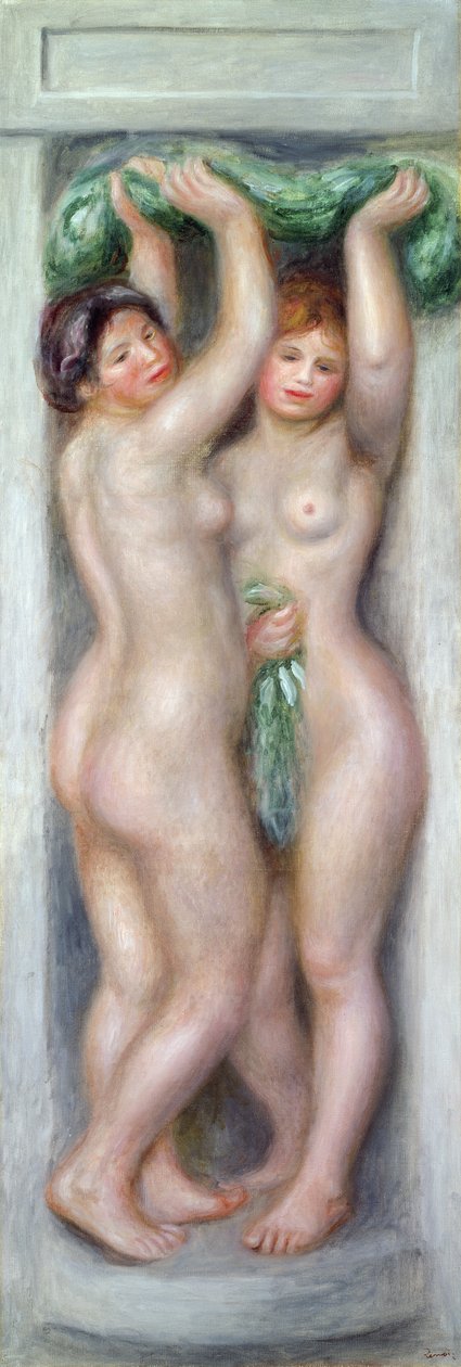 Cariátides, c.1910 de Pierre Auguste Renoir
