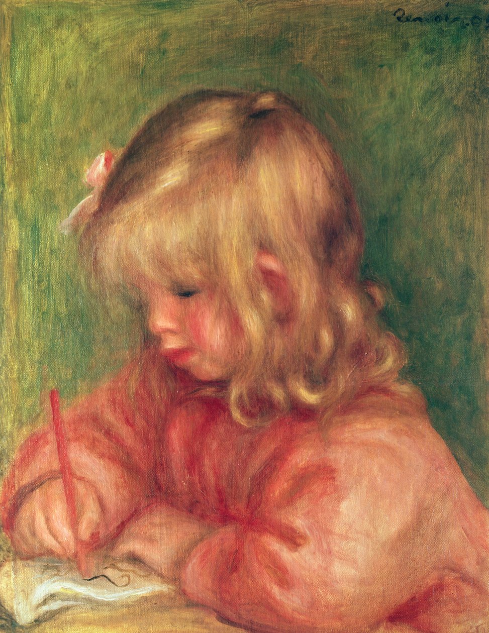 Desenho Infantil, 1905 de Pierre Auguste Renoir