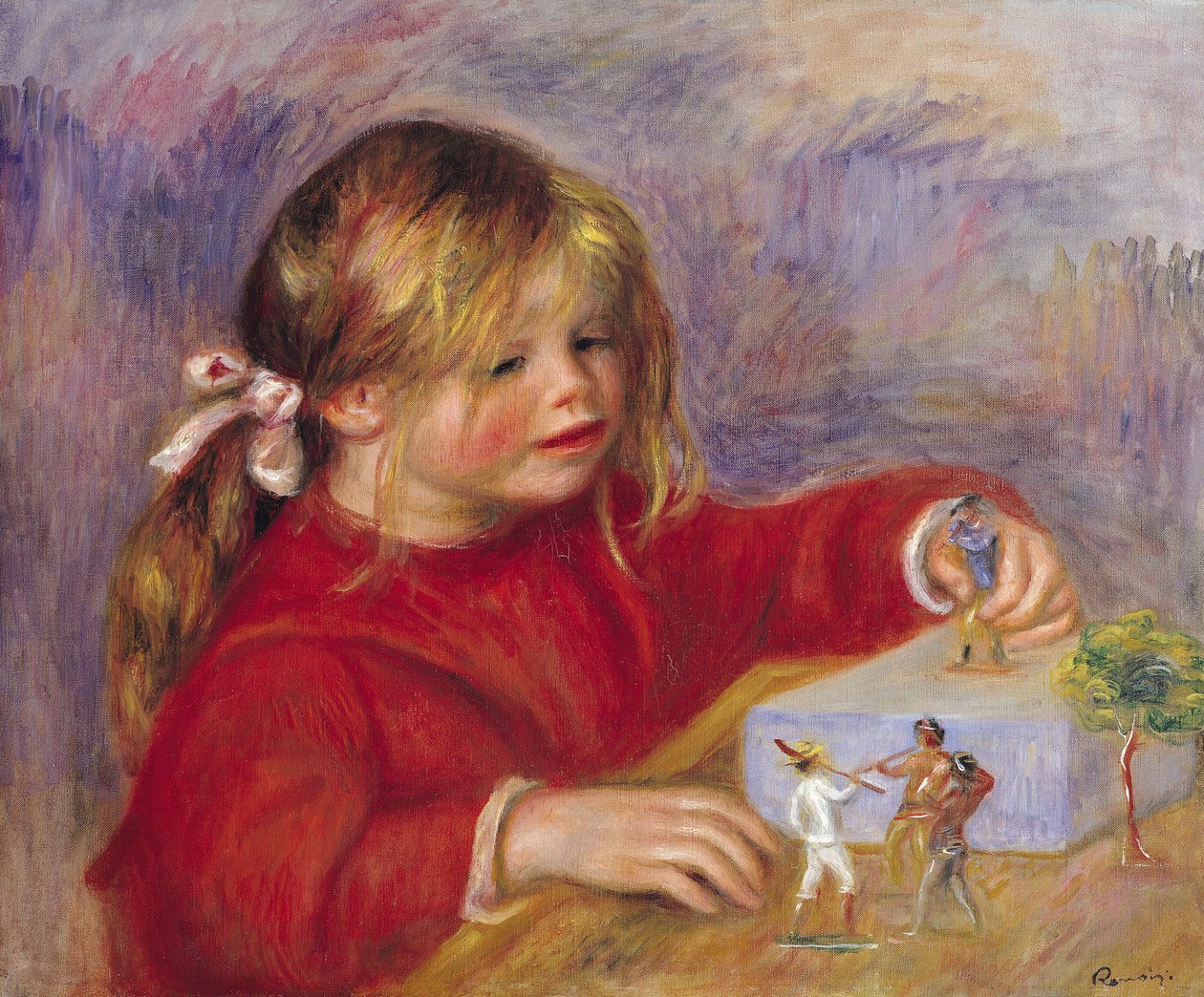 Claude Renoir (n.1901) no Play, 1905 (ver também 287547) de Pierre Auguste Renoir