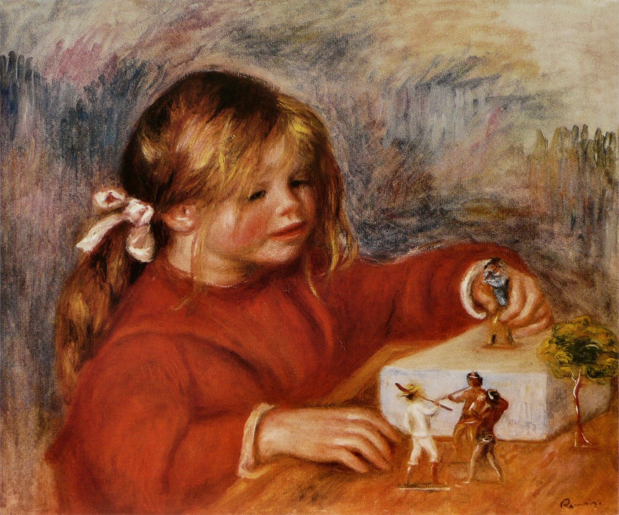 Coco jogando de Pierre Auguste Renoir