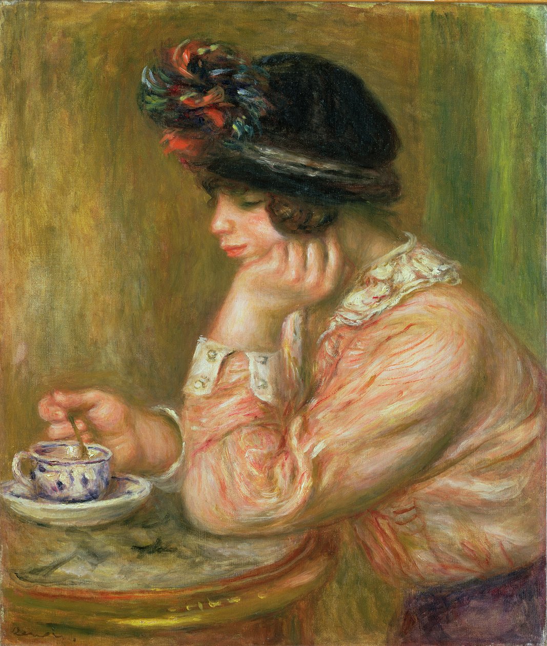 Taça de Chocolate, 1914 de Pierre Auguste Renoir