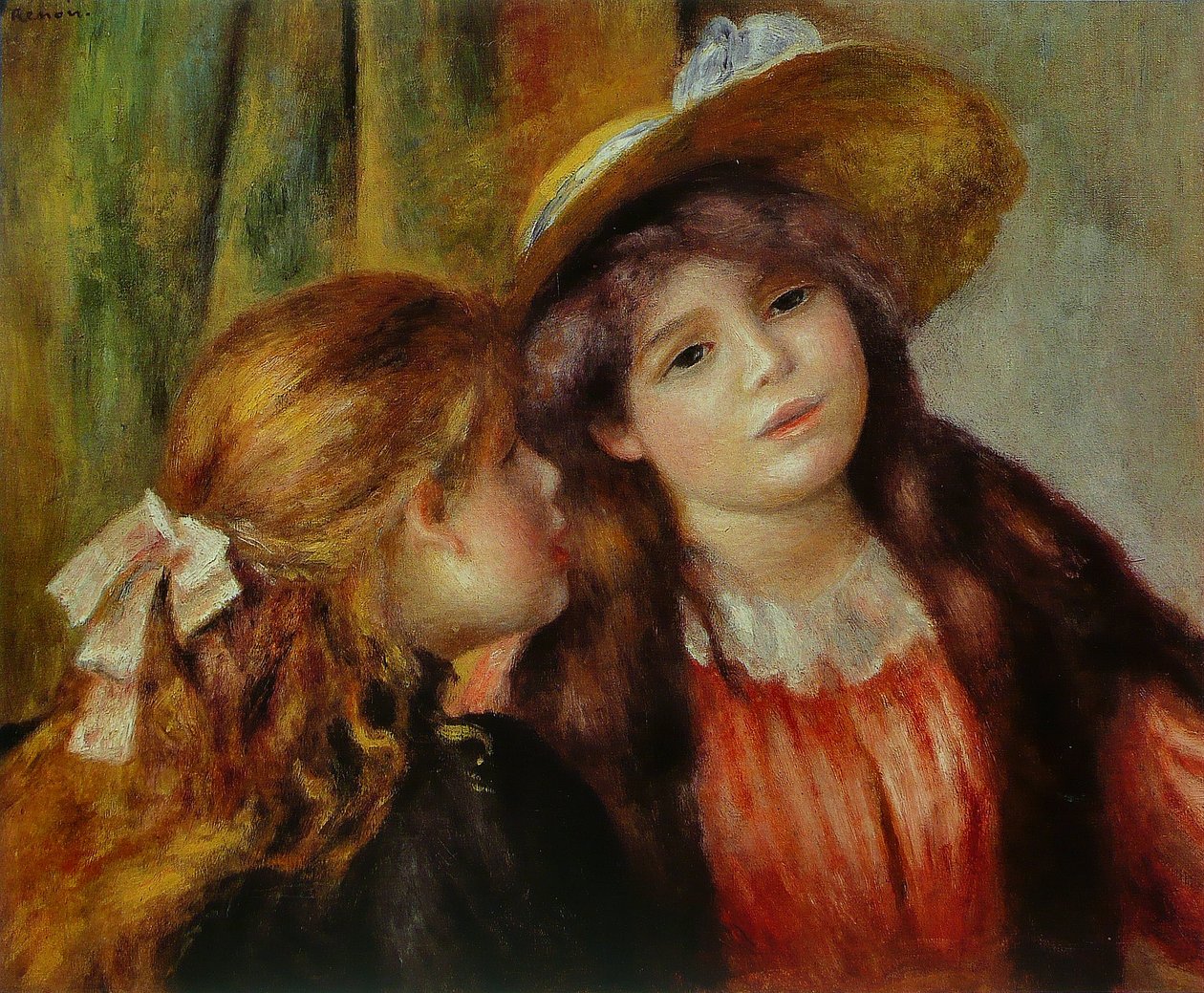 Duas meninas de Pierre Auguste Renoir