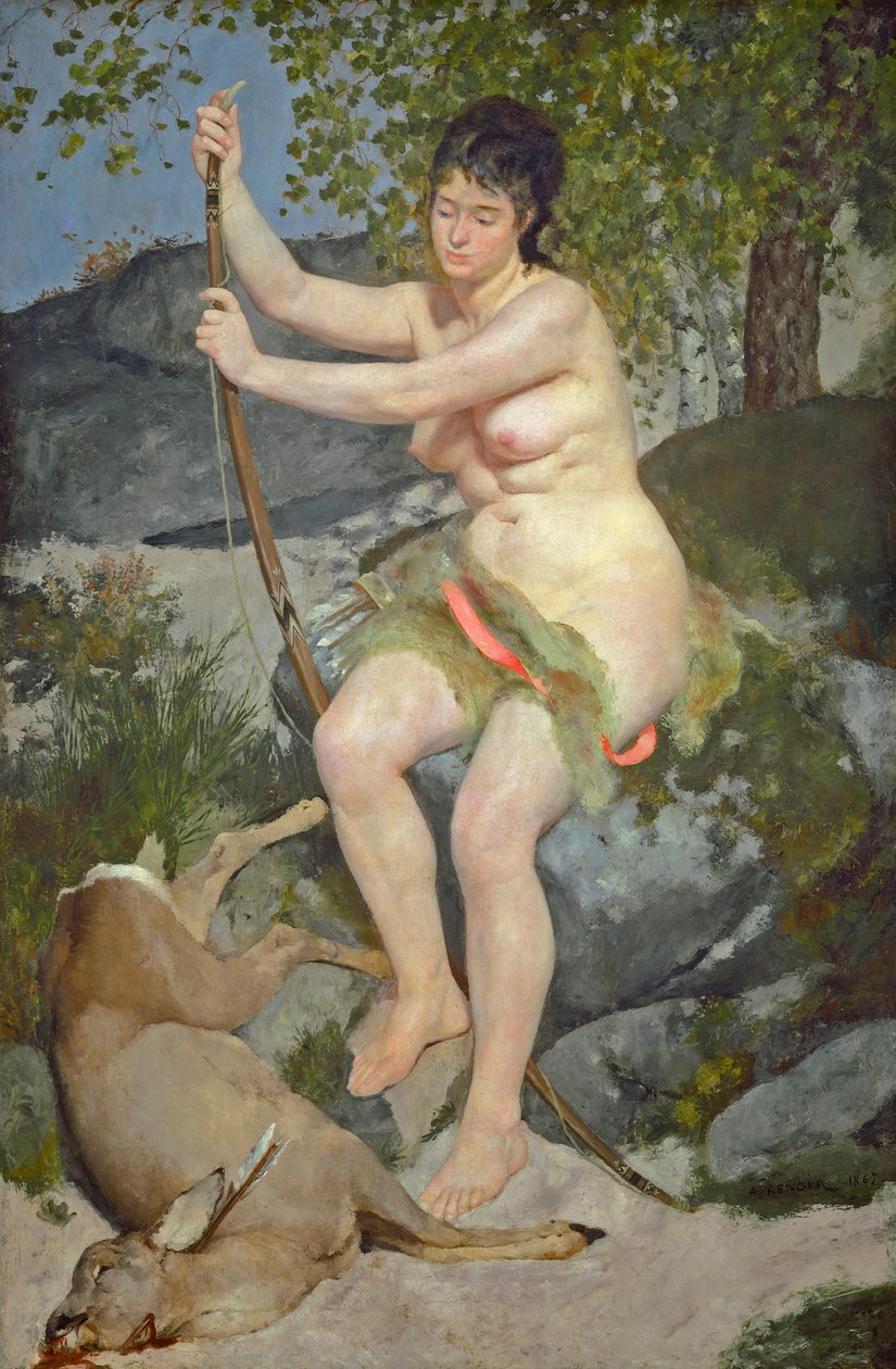 Diana, 1867 de Pierre Auguste Renoir