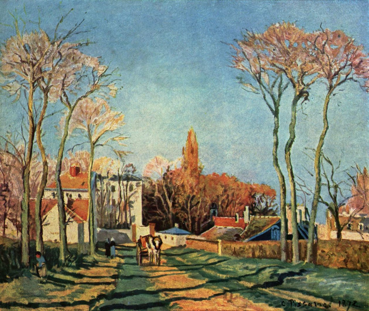 Entrada da vila de Voisins de Pierre Auguste Renoir