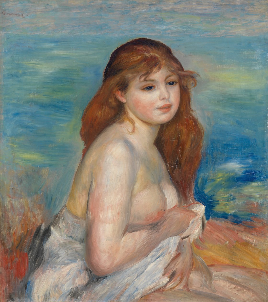 Depois do banho de Pierre Auguste Renoir