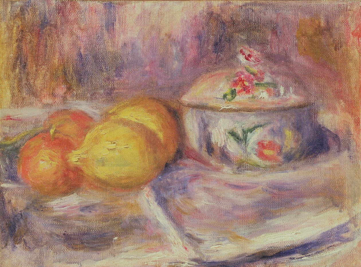 Fruta e Bonbonniere, depois de 1914 de Pierre Auguste Renoir