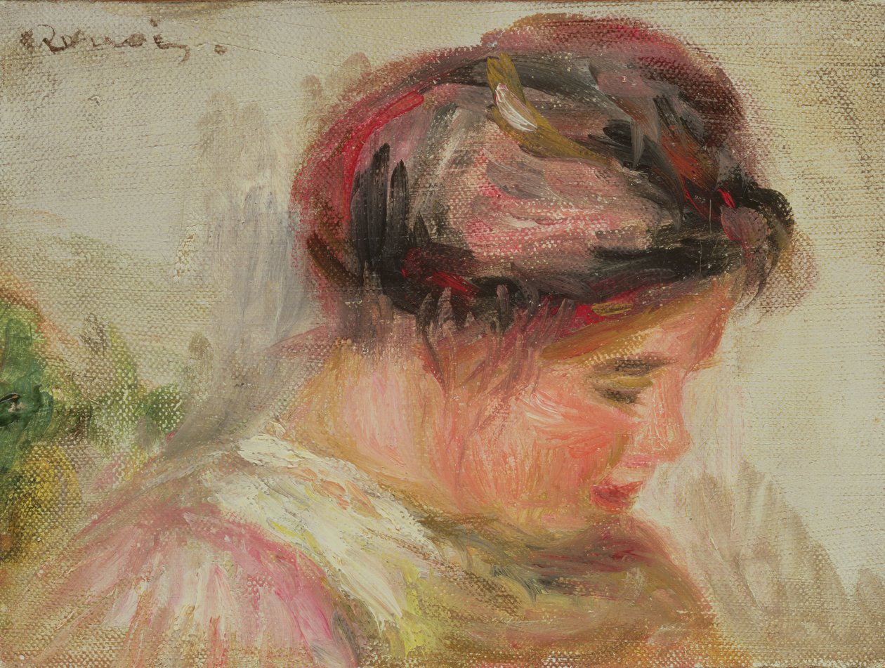 Cabeça de Gabrielle de Pierre Auguste Renoir