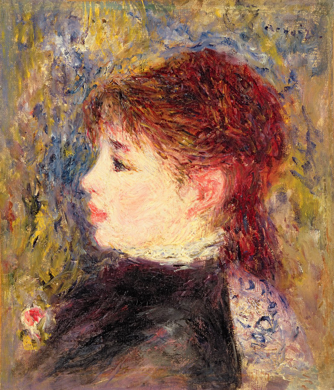 Chefe de Margot, c.1878-79 de Pierre Auguste Renoir