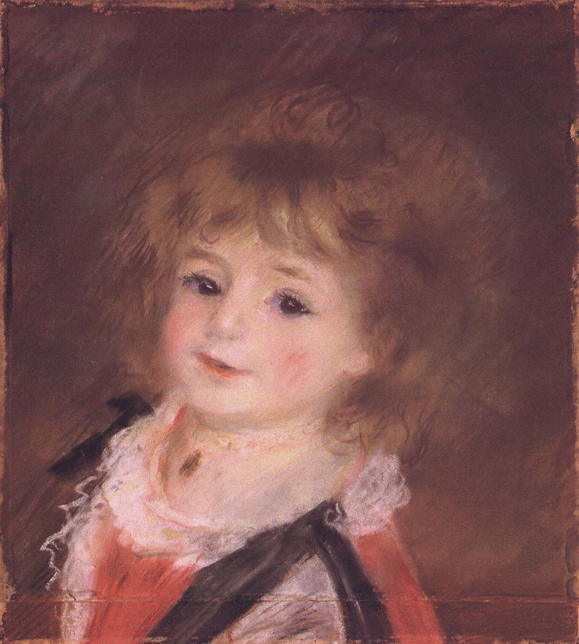 Cabeça de uma criança de Pierre Auguste Renoir