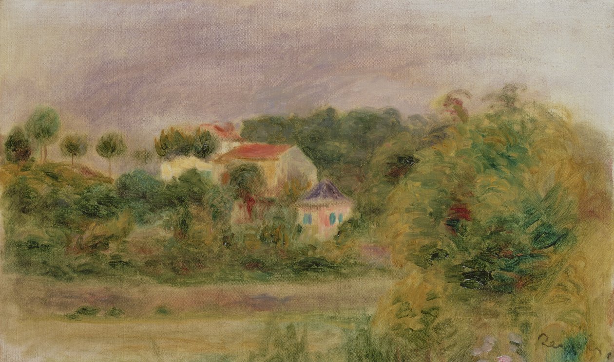 Casas no Parque de Pierre Auguste Renoir
