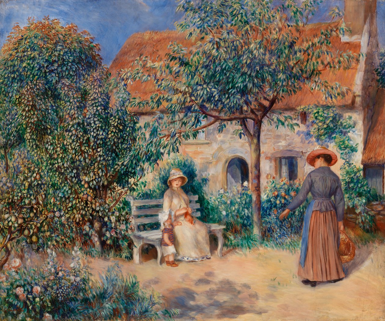 Na Bretanha de Pierre Auguste Renoir