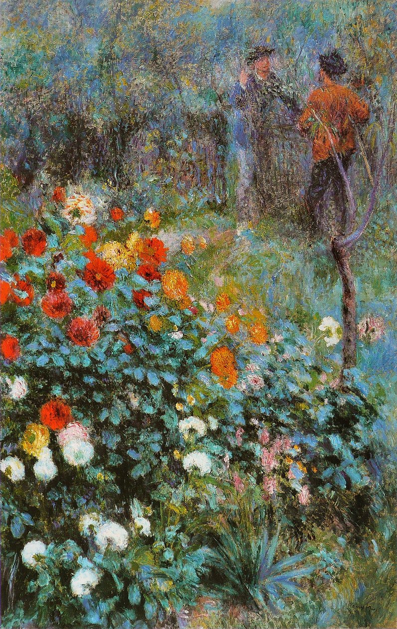 Jardim da rua Cortot de Pierre Auguste Renoir