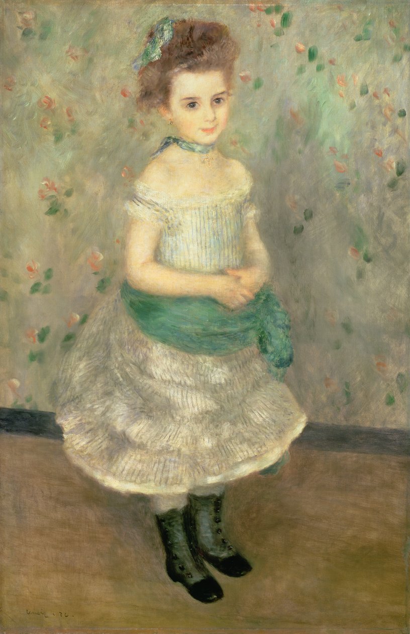 Jeanne Durand-Ruel (1870-1914) 1876 de Pierre Auguste Renoir