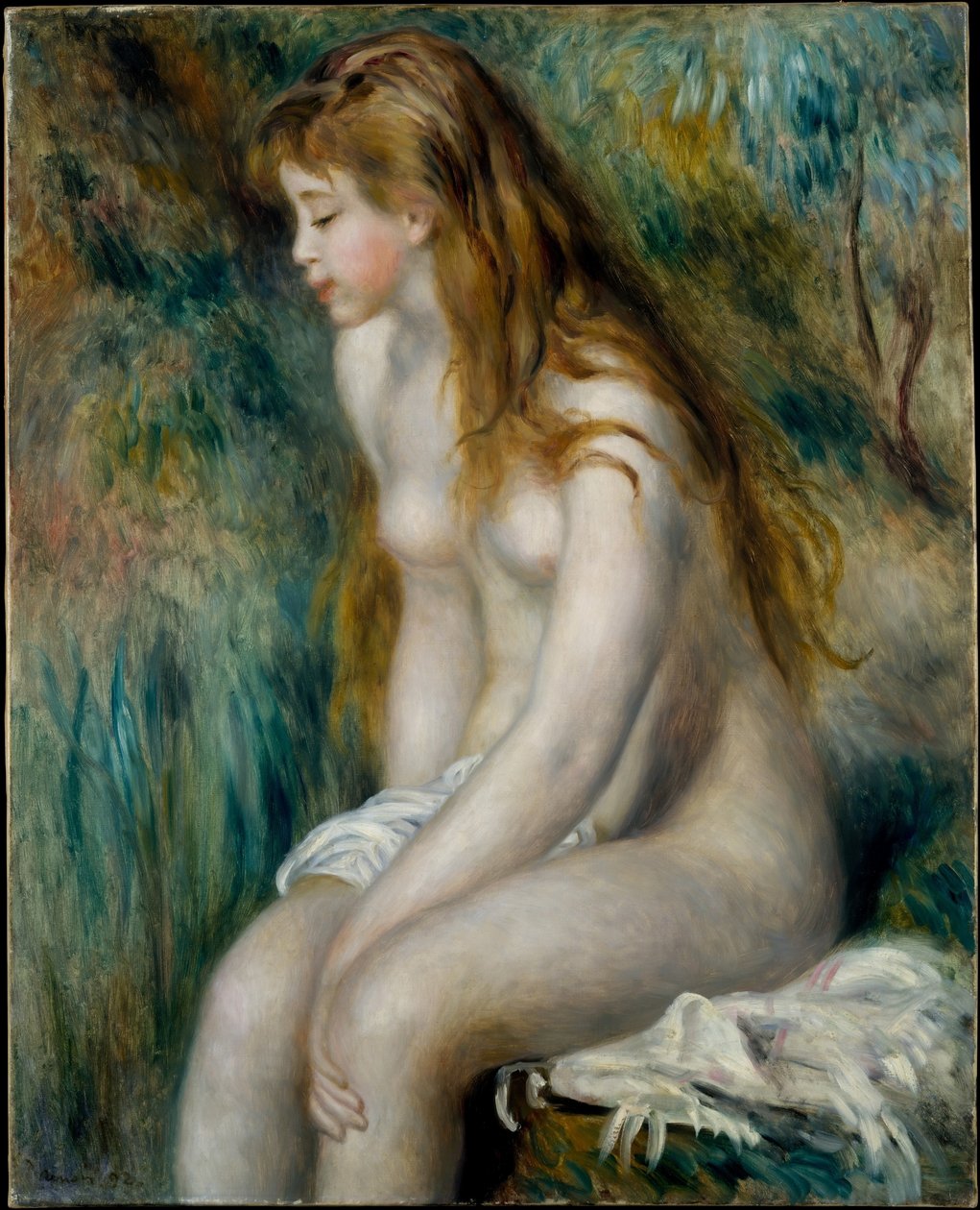 Banhistas jovens de Pierre Auguste Renoir