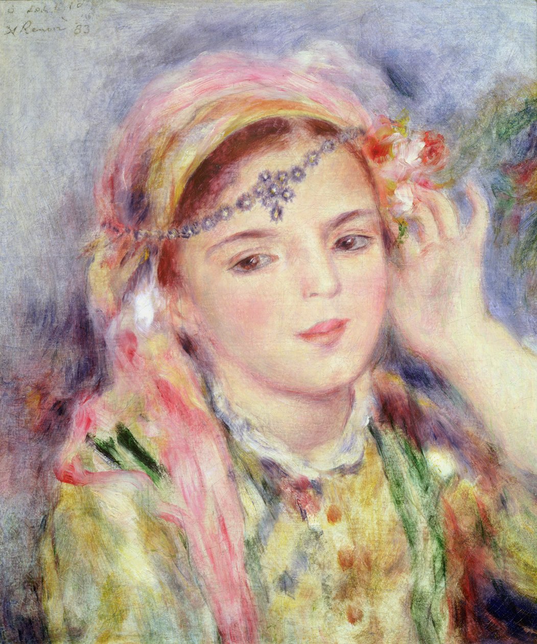 O argelino, 1883 de Pierre Auguste Renoir