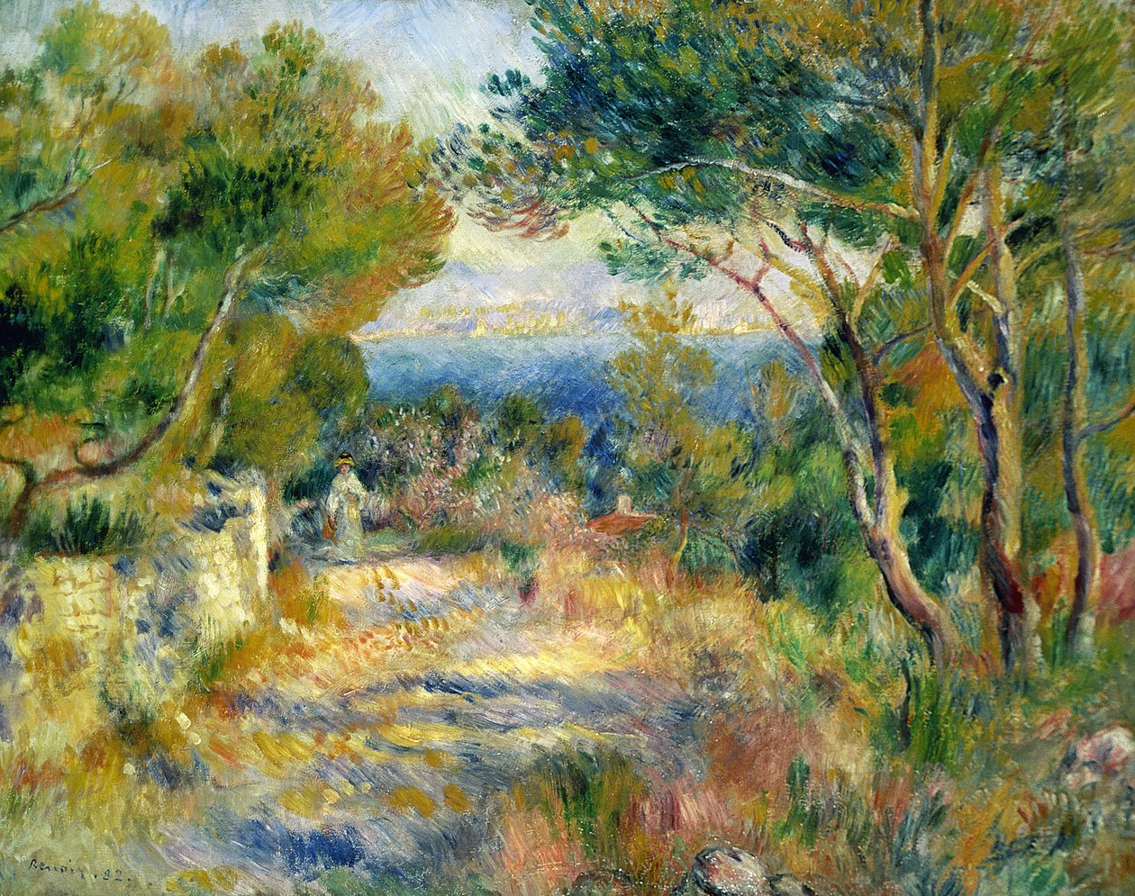 L&39;Estaque, 1882 de Pierre Auguste Renoir