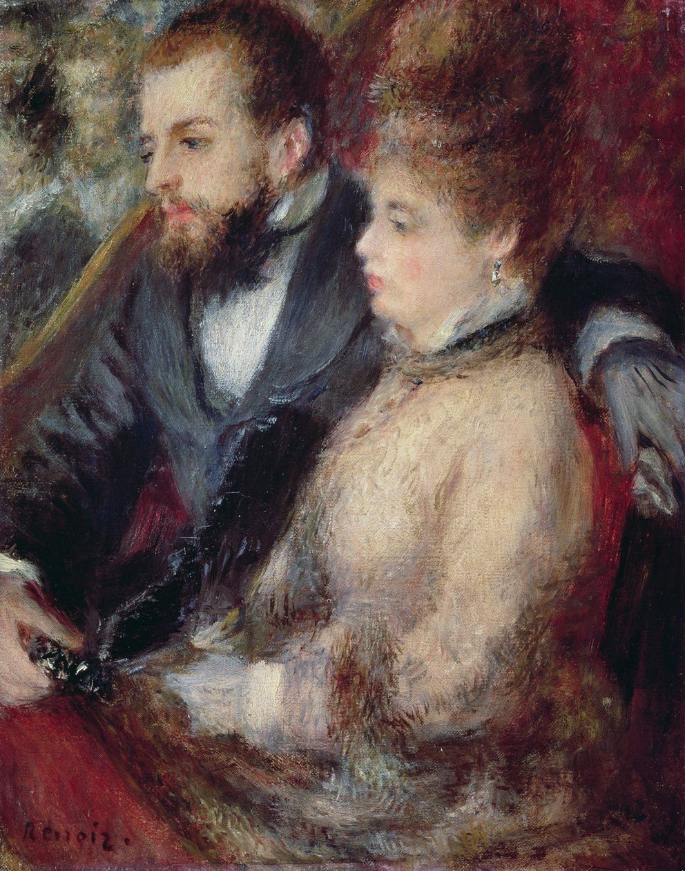 The Lodge, 1873 de Pierre Auguste Renoir